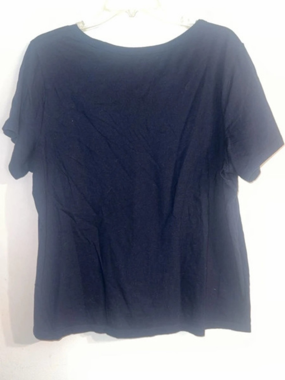 Nine West Navy Short-Sleeve Boatneck Tee